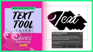 GIMP Text Tool Trick Restores Discarded Text | DMD Clips