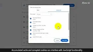 How to Fix a Javascript Error in Windows 10