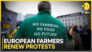 European farmers renew protests against EUs green deal | WION