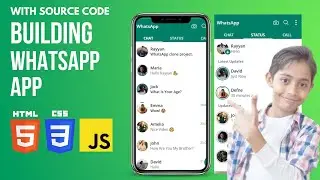 🔴Build a WhatsApp Ui Clone Using Html , Css And Javascript