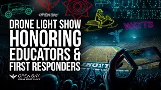 Drone Light Show in Heber City, UT | Honoring Educators & First Responders