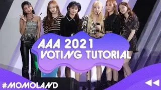 [tutorial] how to vote for momoland in asia artist awards 2021🏆