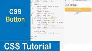 #49 CSS Buttons | Styling Buttons in CSS | CSS Tutorial