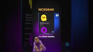 Unlock new features with a new messenger! Download Nicegram! 🙂 