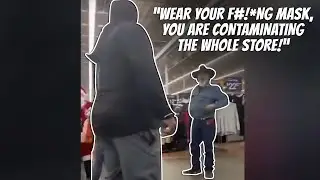 Fighting customers over not wearing a mask at Walmart