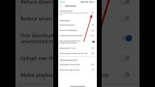 How to enable YouTube data saver | YouTube data saver setting #shorts