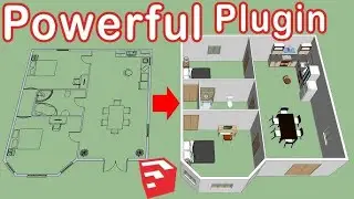 SketchUp-Dibac Plugin (2D to 3D Details)