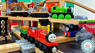 Thomas and Friends Tale of the Brave Wooden Railway Track Build