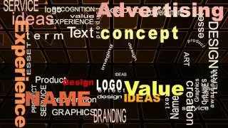 BRAND - flying business oriented words
