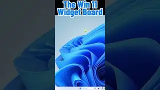 Windows Widget Board #shorts