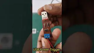 DIY USB power Trigger #diy #usbpowertrigger #shorts #indianexperiments