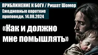 «Как и должно мне помышлять» / Ежедневные короткие христианские проповеди / Ришат Шомер / 14.08.2024