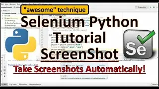 Selenium Python Screenshot | Python screenshot Selenium | screenshot in selenium python - Selenium