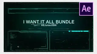 Ты сможешь всё в AFTER EFFECTS с этой сборкой. I Want It All Bundle от AEJuice
