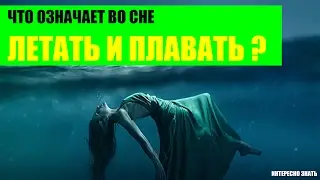 Что означает летать и плавать во сне?