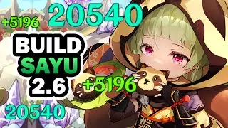 🌿💖 LA MEJOR GUÍA Y BUILD COMPLETA F2P: SAYU SUPPORT & SUB DPS | GENSHIN IMPACT 2.6 |