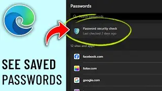 How to Check all Password Save On Microsoft Edge Browser