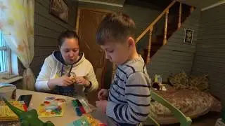 Дачный влог 3 июня/ Затопило дождями/Поделки с внуком