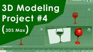 3DS Max 2019 Tutorial on how to create a wine glass