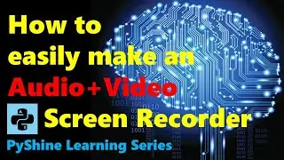 Screen recorder in PyQt5 | How to make Audio Video Screen recorder | PyQt5