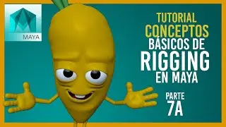 Conceptos básicos de rigging en Maya ::: Parte 7A Facial rig Curso GRATUITO de rig en Maya ❤️