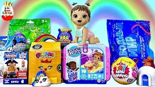 СЮРПРИЗ MIX! FOODIE CUTIES, POOPSIE SLIME Surprise, Синий Трактор, TOY MINI BRANDS, unboxing