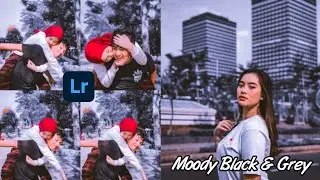 Tutorial Lightroom Edit foto Filter moody Black & Grey | Lightroom Tutorial Android