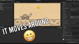 2D Movement in Unity | Our Turtle Started Moving Around | Unity Tutorial - 3