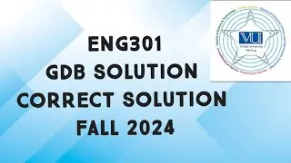 ENG301 GDB Solution Fall 2024 | eng301 gdb solution fall 2024 | eng301 gdb solved fall 2024