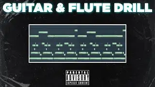 Making a Guitar & Flute Drill Beat In 4 MINUTES OR LESS🔥FL Studio 20 UK Drill Tutorial