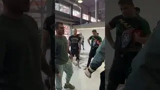 Драка перед боем, Али Хейбати и Артем Тарасов