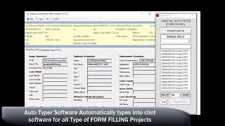 FORM FILLING AUTO TYPING SOFTWARE