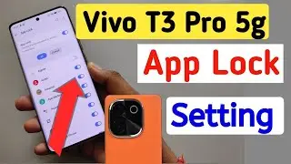 How to lock apps in Vivo t3 pro 5g / Vivo t3 pro 5g me app lock kaise kare/app lock setting