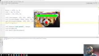 Drawing on images - OpenCV 3.4 with python 3 Tutorial 3