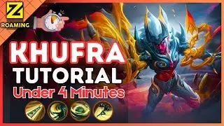 4-Minute Khufra Tutorial in Roam || (MLBB S34) 2024