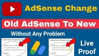 How to Change Google Adsense Account on Youtube | How to Change Adsense Account After Monetization