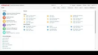 Sample Report using Oracle Transactional Business Intelligence OTBI