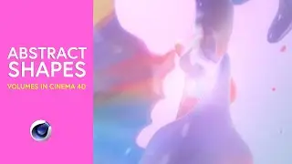Create abstract and organic shapes in Cinema 4D using volumes.