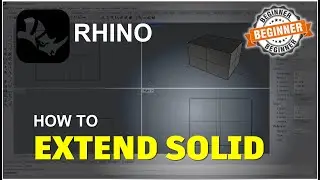 Rhino How To Extend A Solid Tutorial