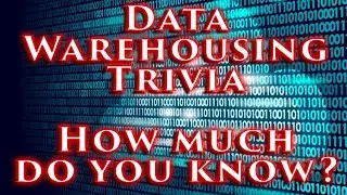 Trivia: Data Warehousing as Code: Secrets to Using SQL to Build Your DW in Minutes