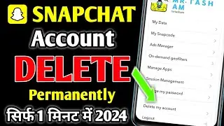 Snapchat Account Delete kaise kare | How To Delete Snapchat Account | Snapchat Account Delete 2024