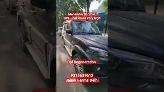 Mahendra Scorpio DPF Soot Mass High DPF Regeneration The German Car Care