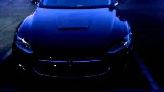 Lumilor electroluminescent paint on Tesla Model S