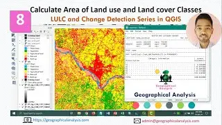 How to Calculate Area of Land use and Land cover Classes in QGIS | Area of Raster Classes in sq km