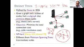 Lesson 8: Network Algorithms and Approximations by Mohammad Hajiaghayi: Network Design Problems