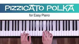 Pizzicato Polka (Strauss II) - Easy Piano Sheet Music