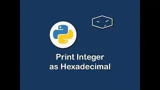 print integer as hexadecimal in python 😀
