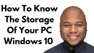 How To Know The Storage Of Your PC Windows 10 | Space On CD-ROM