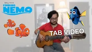 [TAB VIDEO] Finding Nemo - Nemo Egg (Main Theme) - Classical Guitar Cover Fingerstyle
