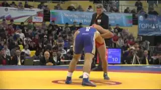 ЧР-2015. Вольная борьба. 65 кг. Магомед Курбаналиев - Ильяс Бекбулатов. Полуфинал